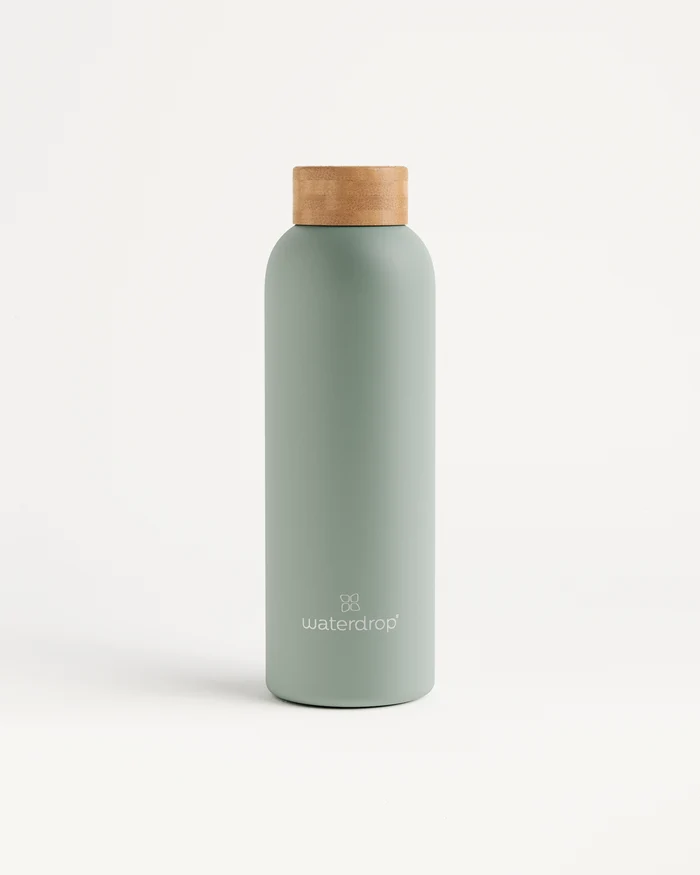 Thermo Steel Bottle · Bamboo cap